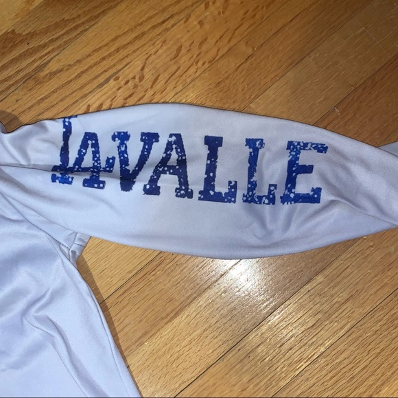 Los Angeles Dodgers LA Valle Cream/White Long Sleeve Shirt Women's Large - Picture 4 of 6